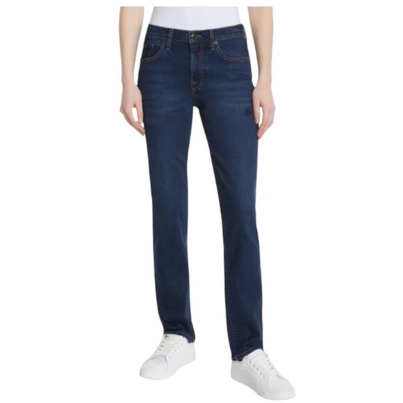 NEW Lucky Brand Mid Rise Straight | Dark Denim - Picture 1 of 5
